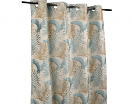 Rideau Bali jacquard déco tropical