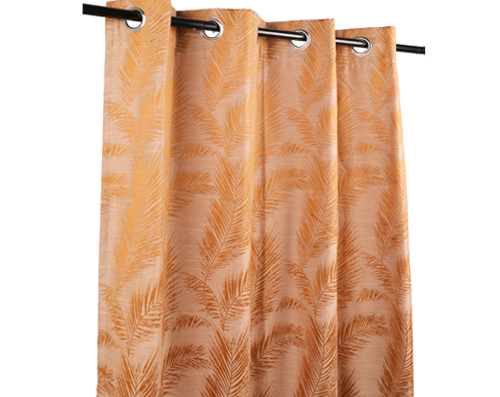 Rideau St Tropez jacquard déco tropical chic