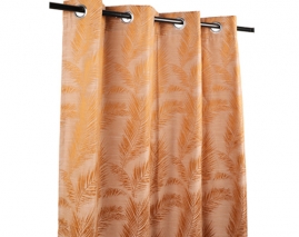 Rideau St Tropez jacquard déco tropical chic