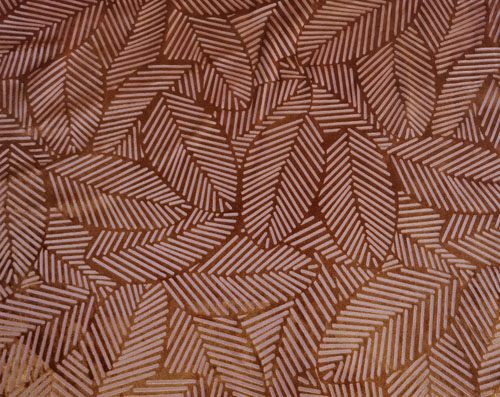 Velours gaufré embossed motifs en relief Marron