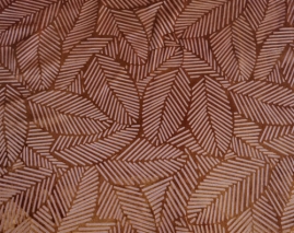 Velours gaufré embossed motifs en relief Marron