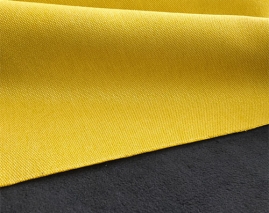 Linen look thermal dimout and fleece-doubled fabric