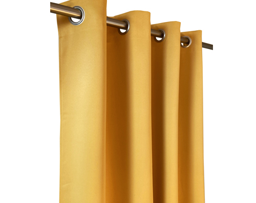 Semi blackout curtain mat plain color