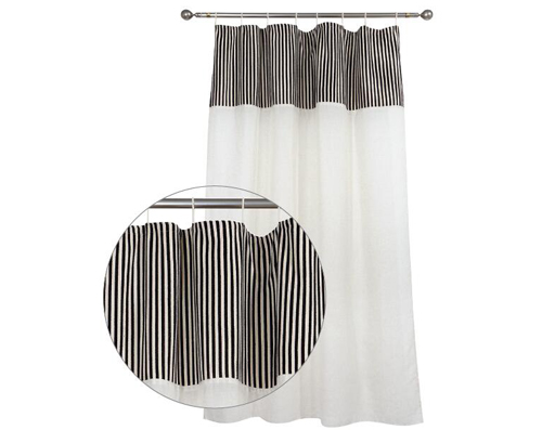 Navy curtain