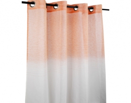 Cuba sheer curtain with degraded top colour