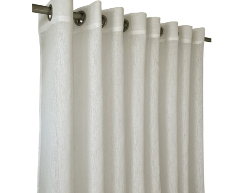 Faux linen sheer voile large width