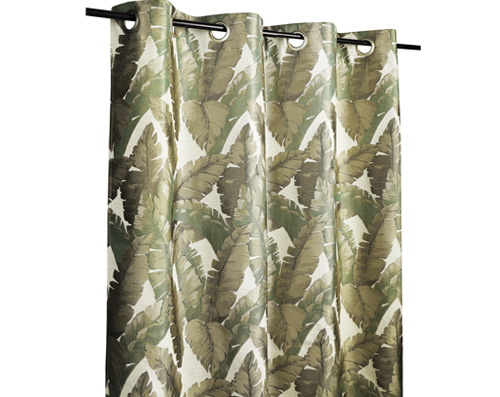 Hawai jacquard curtain tropical theme