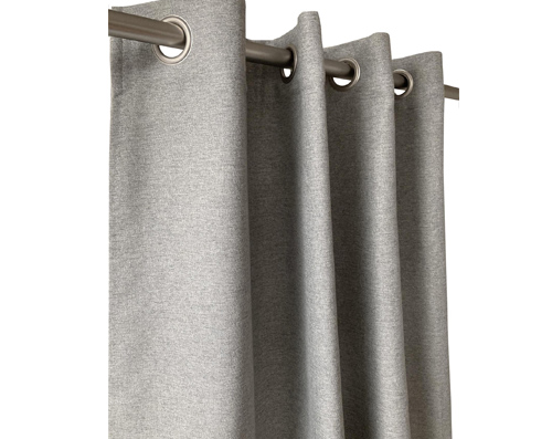 Faux linen semi blackout curtain